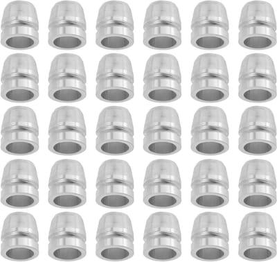 Allecto Plus - 30-delige set metalen hamer wiggen voor handvatten - hamer wig voor diverse gereedschappen - zilverkleurig