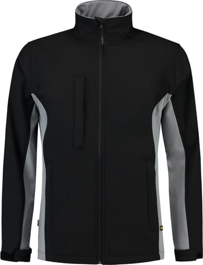 Tricorp 402002 Softshell Bicolor - Zwart/Grijs - 6XL