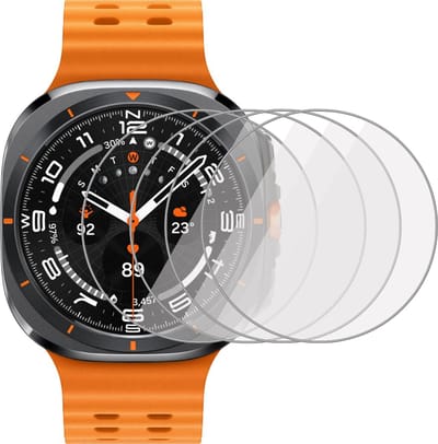 4x Screenprotector geschikt voor Samsung Galaxy Watch Ultra 47mm - Folie Screen Protector