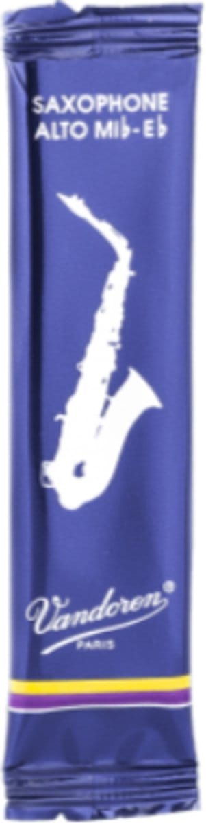 Losse Vandoren Alt Saxofoon Rietje - Dikte 1,5 - Mib-Eb - Per stuk Van Doren Rietjes - 1 stuk - Altsax Reed