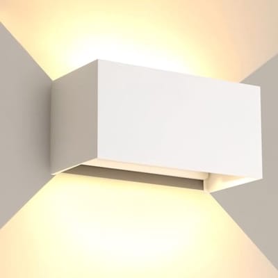 Moderne 25 W LED wandlamp voor binnen en buiten - waterdicht, IP65, verstelbare stralingshoek, warmwit licht