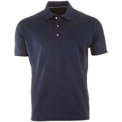 Paul & Shark Polo Silver Collection Fine Piqué Donker Blauw / male