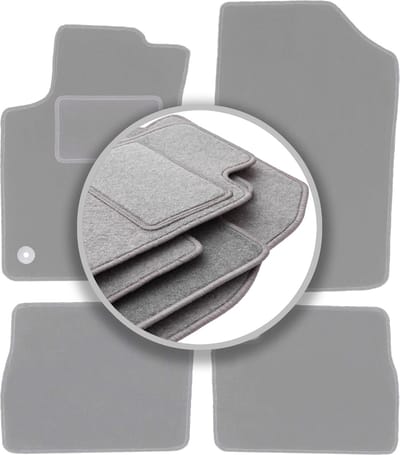 Grijze automatten voor: Peugeot 207 SW, stationwagen, hatchback (2006-2012)