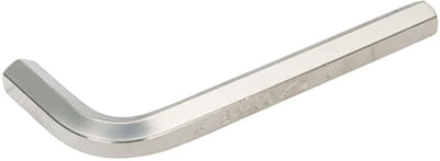 Bahco Metric Allen Type Nickel-plated Finish 19x199 Mm Hex Key Inbussleutel Zilver