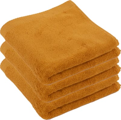 Tiseco Home Studio - Handdoek DELUX - - SET/3 - 100% katoen - 550 g/m² - 100% katoen - superzacht en zeer absorberend - 50x100 cm - Tangerine