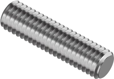 Schroefdraadbouten - Draadstangen M12 - Bevestigen in Hout - Roestvrij Staal A2 - M12 x 70 mm - Zilverkleurig