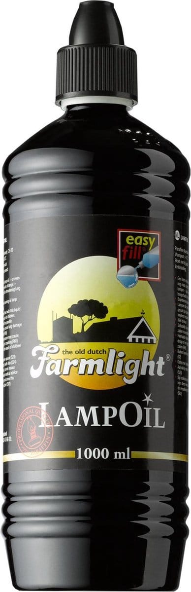 Farmlight lampenolie blank 1 liter - Tuinfakkelolie - Lampolie