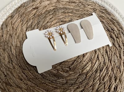 Klikklak haarspeldjes Kiki 4 cm - kinderknipjes - Babyhaarclipjes - Kinderhaaraccessoires - Haarspeldjes kinderen - Haaraccessoires meisjes - Haarspeldjes baby - Kinder haarspeldjes - Kinder haarclips - Haarspeldjes kind