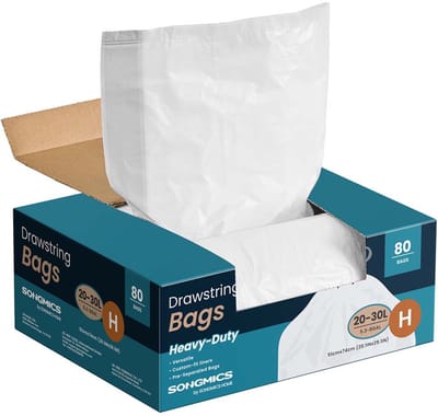 30L Garbage Bags - Trash Bag - afvalzakken - Hoge duurzaamheid - 51 cm x 74 cm