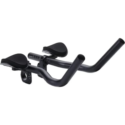 BBB Cycling Opzetstuur Racefiets - Verstelbaar Ligstuur Aluminium - Opzetstuur met Armsteun - Tijdritstuur - Triathlon Stuur - Compatibel met 25.4 of 31.8mm Fietsstuur - AeroBase BHB-52