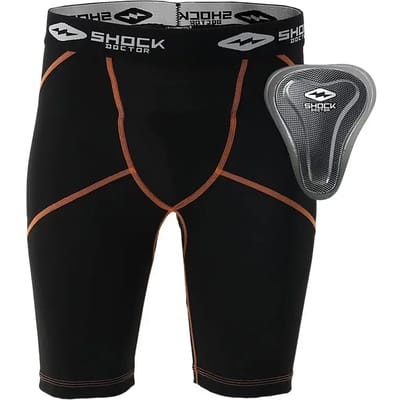 Compressieshort met bekkenbescherming voor vrouwen Shock Doctor