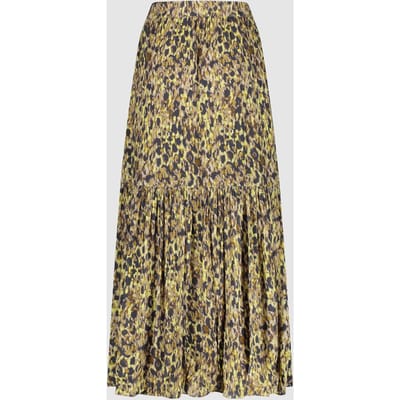 Circle of Trust Indy Skirt Jungle Fever Size: XS | Midi Skirts Outlet | Dames | Zwart