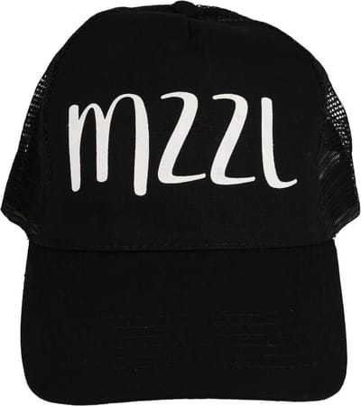 Haarsoires Cap Pet - Verstelbaar - MZZL - Mesh - One Size - Zwart - Baseball Hat - voor Dames & Heren