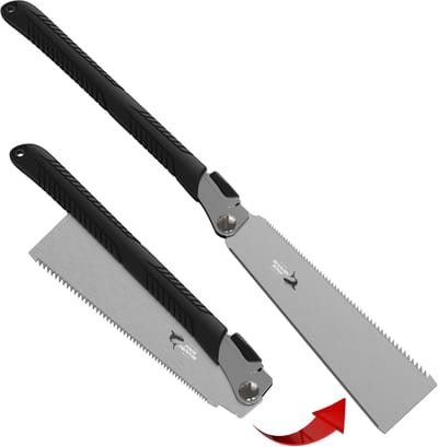 FAMEX 5523 Japanse zaag Ryoba 240mm, 7-9/ 17 TPI, klapzaag, handzaag, houtzaag, fijne zaag, oorspronkelijk gemaakt in Japan, opvouwbaar