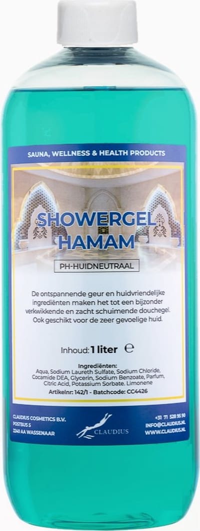 Claudius Douchegel Hamam 1 liter - Showergel