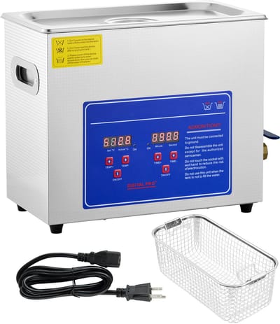 Ultrasoon Reiniger - Ultrasone Reinigingsmachine 6 L - RVS Behuizing - Digitale Verwarming - Instelbare Timer - Voor Sieraden, Brillen & Horloges - Thuis & Professioneel
