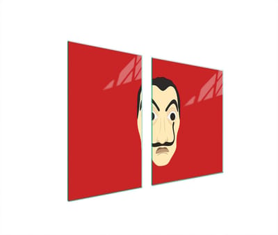 TMK ArtDeko Serie - Snijplank - Gehard Glas - 100x52 cm - Breedwaardige Bescherming