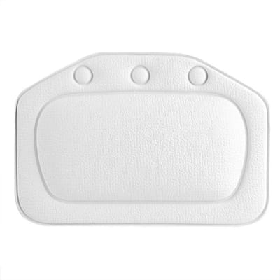 Dailygoods- Badkussen Zacht Schuim Gevoerd - Hoofdsteun Bad - Nekkussen Bad - Antislip Zuignappen - PVC - Badkameraccessoires - Badkussen Voor In Bad