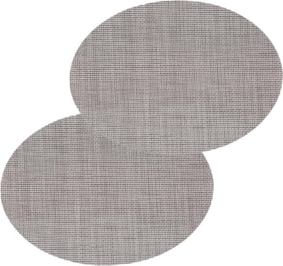 Secret De Gourmet Placemat Maoli - Set van 8x stuks - ovaal - grijs - 48 x 35 cm - kunststof - onderlegger - Tafel onderleggers