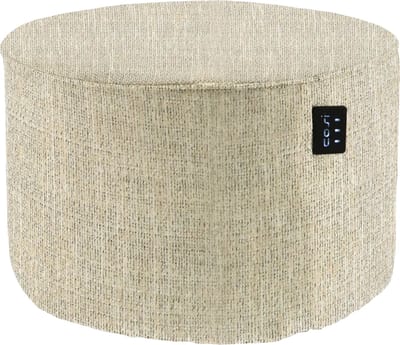 Cosipouf Comfort Natural 60x40cm - 3 Warmtestanden - Wasbare poefhoes - Inclusief oplaadbare batterij en adapter