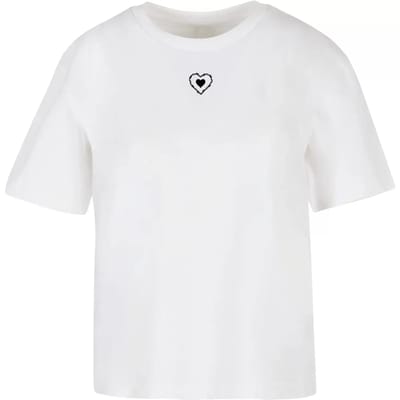 Dames-T-shirt Miss Tee Good Vibes Only Heart