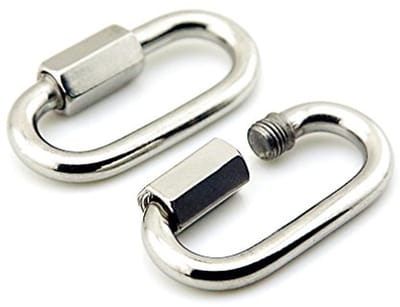 Quick Link Ketting Karabijnhaken 304 Roestvrij Staal - D Link Connector 6MM 8MM