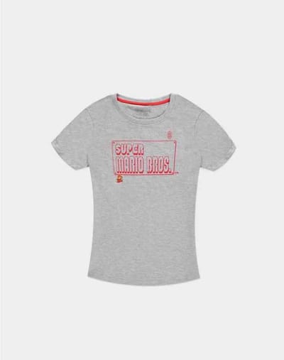 Nintendo 8Bit Super Mario Bros Womens Tshirt XL