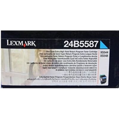 Lexmark 24B5587 toner cartridge cyaan (origineel)