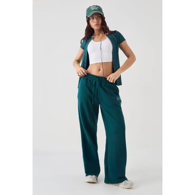 Dames DSGN Studio Sport Rechte Pijp Jogger | Pine | Maat: XS