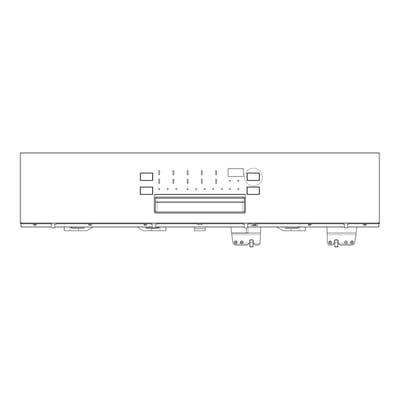 AEG controlepaneel, inox, AEG, EDW1850, 590mm 8088621399