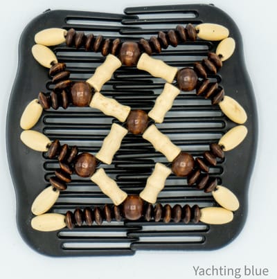 Haarkammen - dubbel -  met kralen - haarclip - dubbele kam - kralen - haarclips dames -