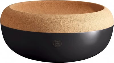 Emile Henry Fruitschaal/bewaarpot 36 Cm 6500 Ml Keramiek Zwart