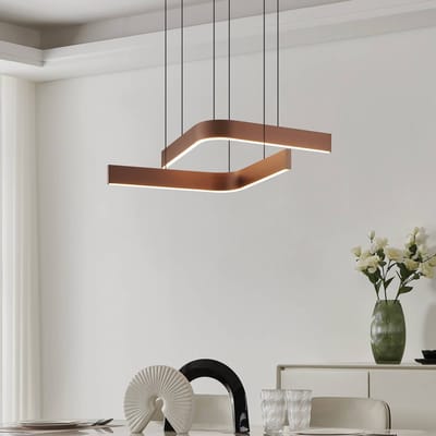 EGLO connect.z Folcino-Z Smart Hanglamp - 64 cm - Zwart/Goud/Wit - Instelbaar RGB & wit licht - Dimbaar - Zigbee