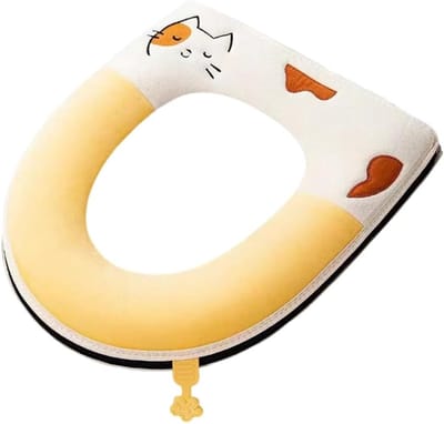 Toiletbrilhoes - Zachte Bekleding - Hygiënisch Comfort - Wasbaar Materiaal - 43 x 38 cm - Meerdere Kleuren