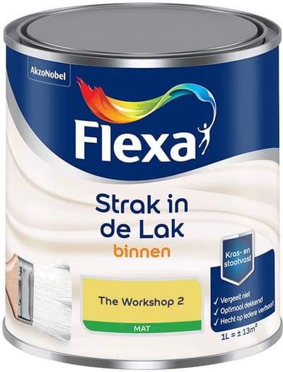 Flexa - Strak In De Lak Binnenlak Mat - The Workshop 2 - Mengverf - 1 L