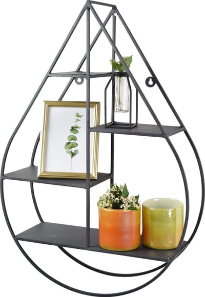 LOFT42 Wally Wandrek Druppel Zwart - Metaal - 50x70x15