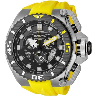 Invicta Sea Hunter 49625 Herenhorloge - Quartz Uurwerk - Roestvrij Staal met Grijze Wijzerplaat - 57 mm