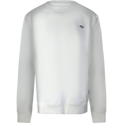 Diesel Effen Witte Sweater
