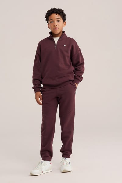 WE Fashion Jongens regular fit joggingbroek met embroidery