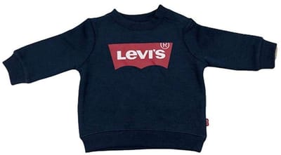 Levi´s ® Kids Batwing Sweatshirt Blauw 18 Months Jongens