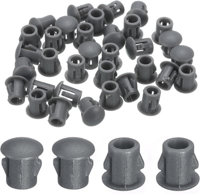 Gatstoppen 5 mm - Nylon buisstop met kliksluiting voor industriële en huishoudelijke toepassingen