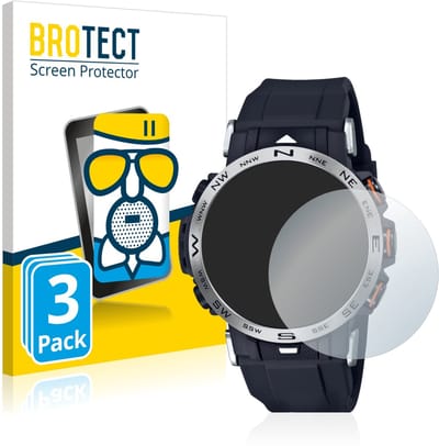 BROTECT - Screenprotector voor Casio Pro Trek PRW-30-1AER - Folie Beschermfolie Beschermglas matte 3 Stuks