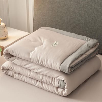 Zomer Airconditioning Quilt Gewassen Katoen Gooi Deken Quilten Dunne Dekbed Cooling Dekbed Gewatteerde Quilt Effen Kleur 110x150cm