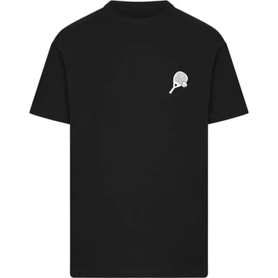 Mister Tee - Padel Society Pro Player Padel Club Heren Tshirt - L - Zwart