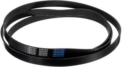V-riem - Poly V riem - Krachtoverbrenging - EPDM rubber - 2590 mm x 21 mm - Zwart