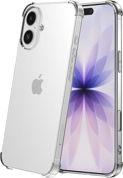 Geschikt voor iPhone 17 Telefoonhoesje Transparant met Stootrand - Clear Case Shockproof TPU Siliconen Back Cover Case Doorzichtig - Smartphonica geschikt voor iPhone 17
