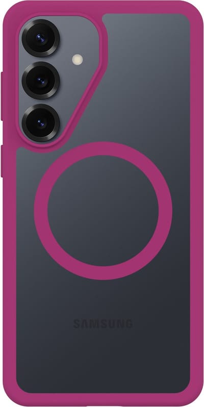 OtterBox React Hoesje Geschikt voor Samsung Galaxy S26 Plus | Compatibel met MagSafe / Qi2 | Back Cover Roze Transparant