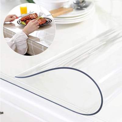 Tafelbeschermer PVC - Tafelhoes Waterdicht - Meubels Beschermen - Hittebestendig 15 mm - 140 x 200 cm - Transparant