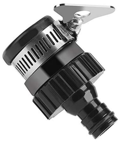 Dailygoods - Mengkraan Slang Connector - Tuinslang Adapter - Eenvoudig te installeren - Roestvrij staal - Tijd besparend - Geschikt voor keuken en tui...