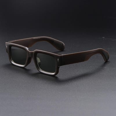 Nieuwe Retro Zwarte Vierkante Zonnebril Voor Mannen Vrouwen Vintage Luxe Klink Ontwerper Zonnebrillen UV400 Bescherming black